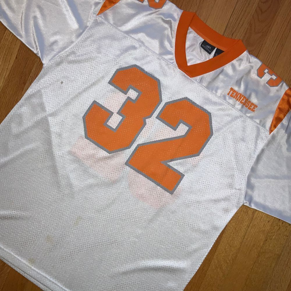 Tennessee Volunteers Football Jersey #32 White Orange NCAA Sports Fan Gear 2XL